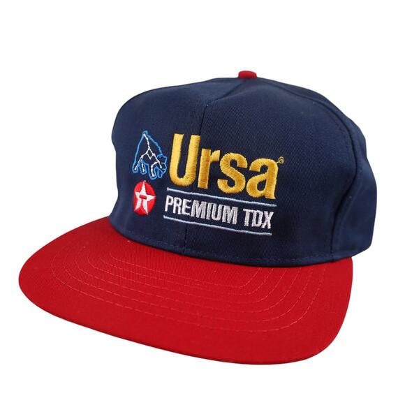 Vintage Texaco Ursa Oil Lubricant Pig Constellation Trucker Hat - Picture 1 of 6